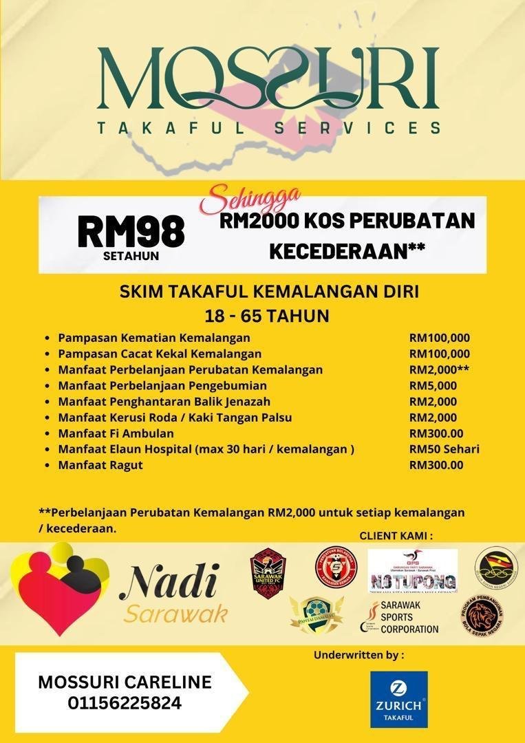 Poster produk NADI SARAWAK